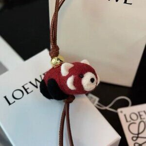 Loewe Red and Black Panda Charm